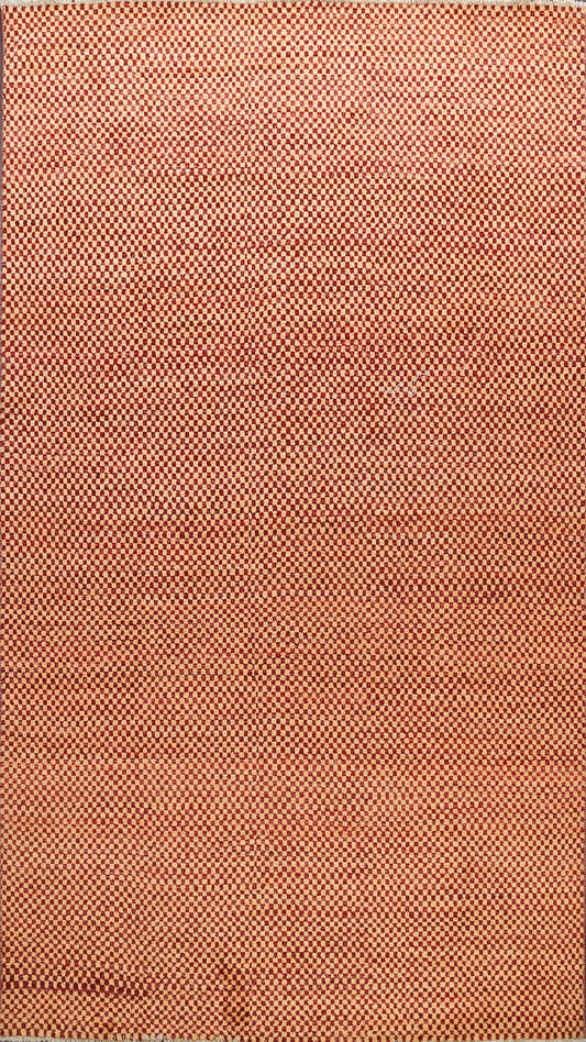 Checkered Gabbeh Kashkoli Oriental Area Rug 6x10