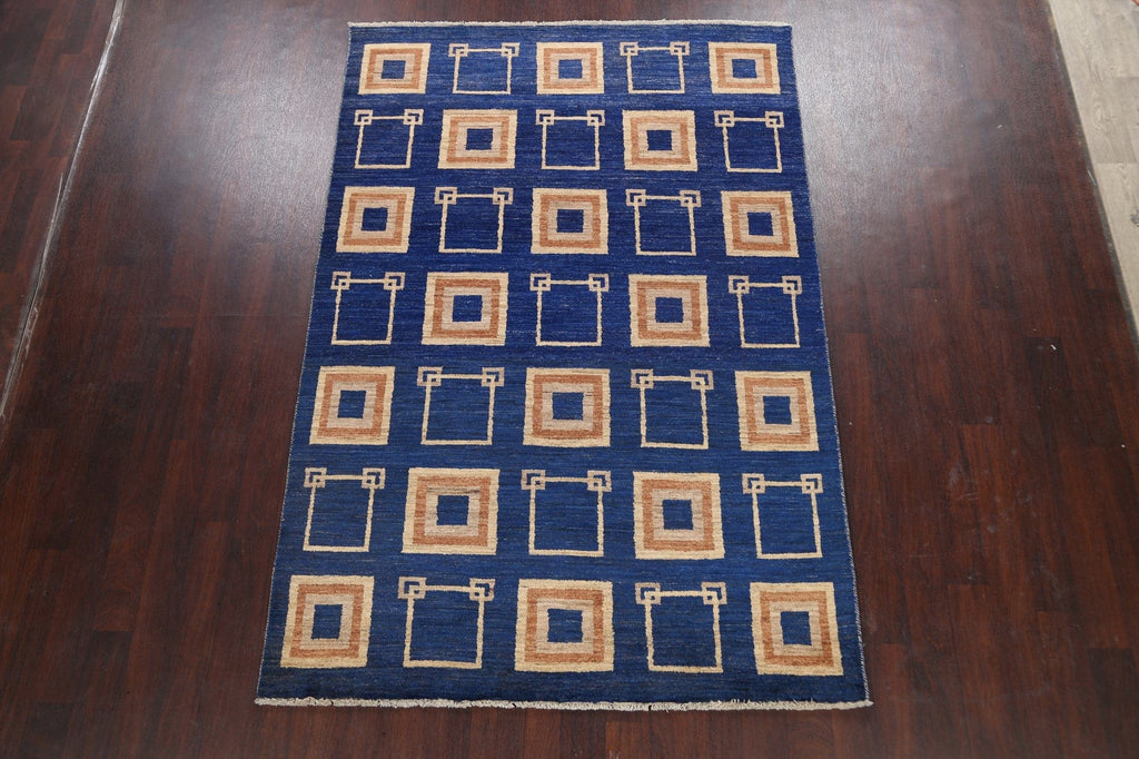 Geometric Gabbeh Kashkoli Oriental Area Rug 6x8