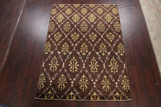 Floral Gabbeh Kashkoli Oriental Area Rug 7x9