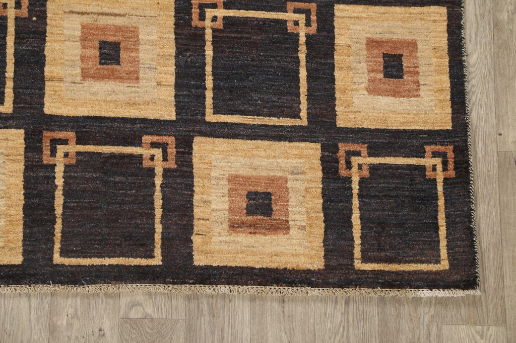 Geometric Gabbeh Kashkoli Oriental Area Rug 7x9