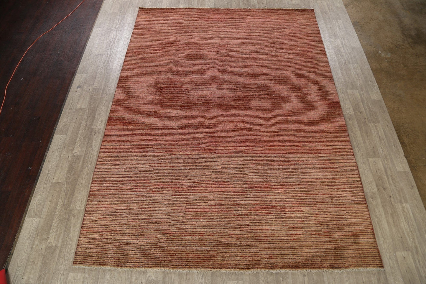 Striped Gabbeh Kashkoli Oriental Area Rug 9x13