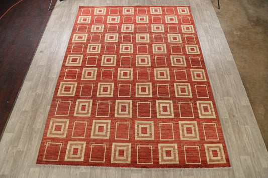 All-Over Gabbeh Kashkoli Oriental Area Rug 9x12