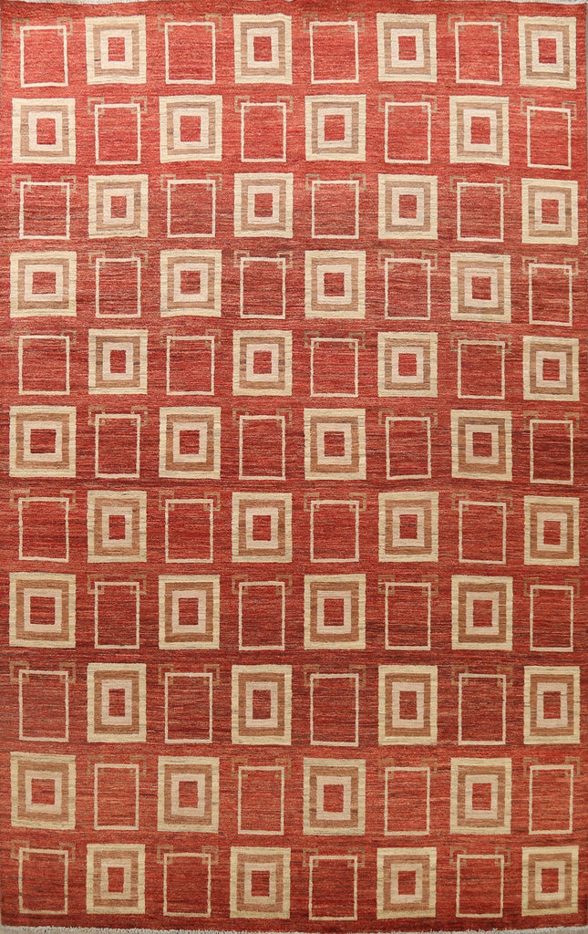 All-Over Gabbeh Kashkoli Oriental Area Rug 9x12