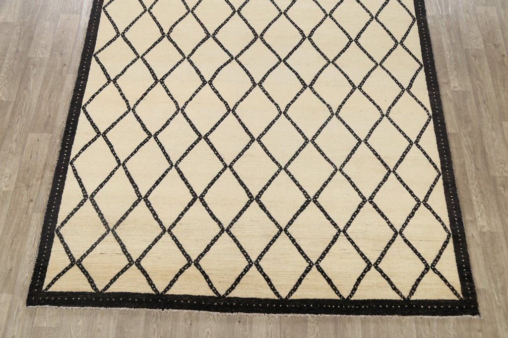 Trellis Gabbeh Kashkoli Oriental Area Rug 8x14