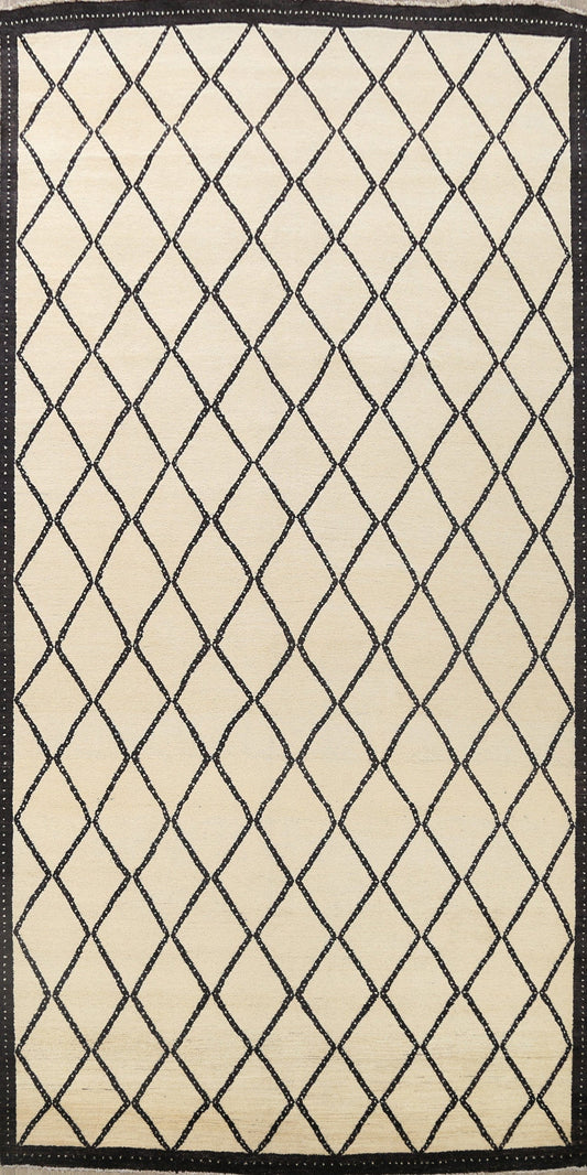 Trellis Gabbeh Kashkoli Oriental Area Rug 8x14