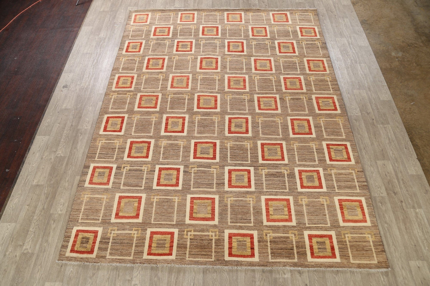 All-Over Gabbeh Kashkoli Oriental Area Rug 9x12