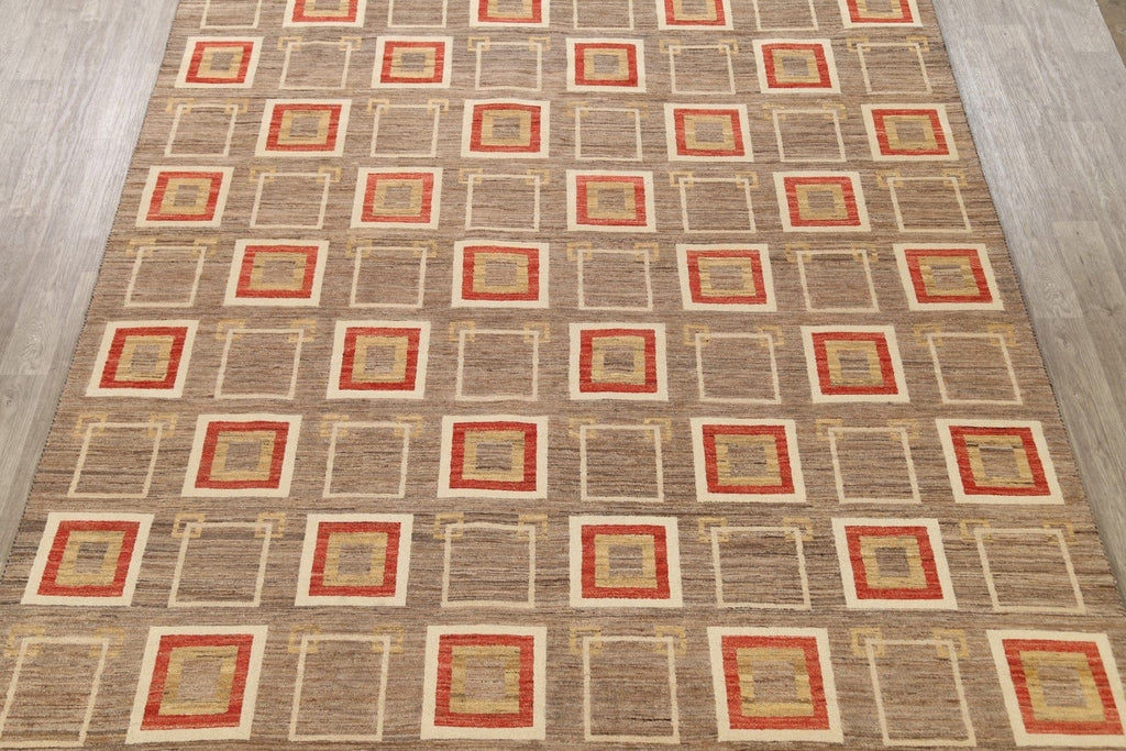 All-Over Gabbeh Kashkoli Oriental Area Rug 9x12