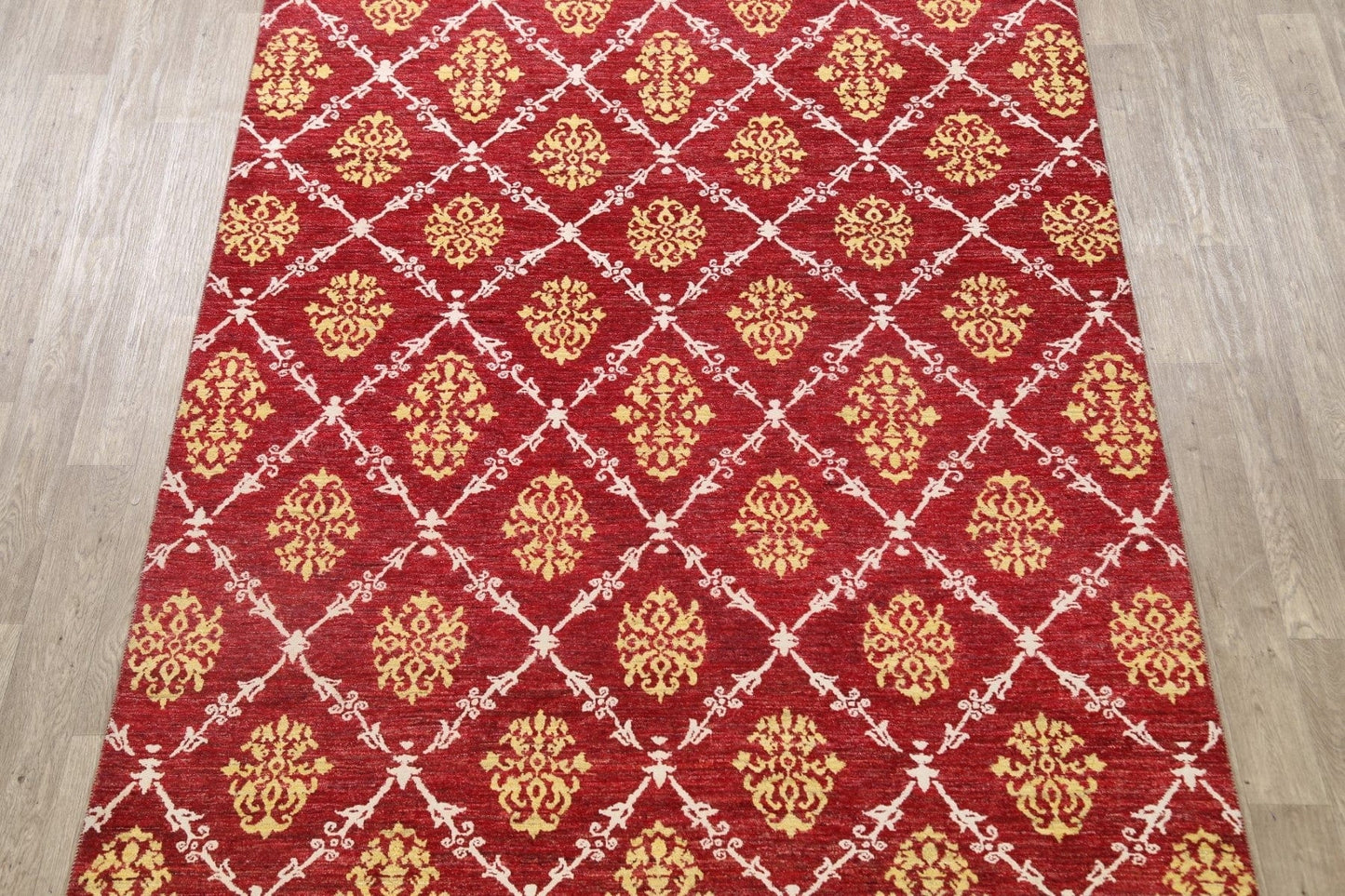 All-Over Gabbeh Kashkoli Oriental Area Rug 7x10