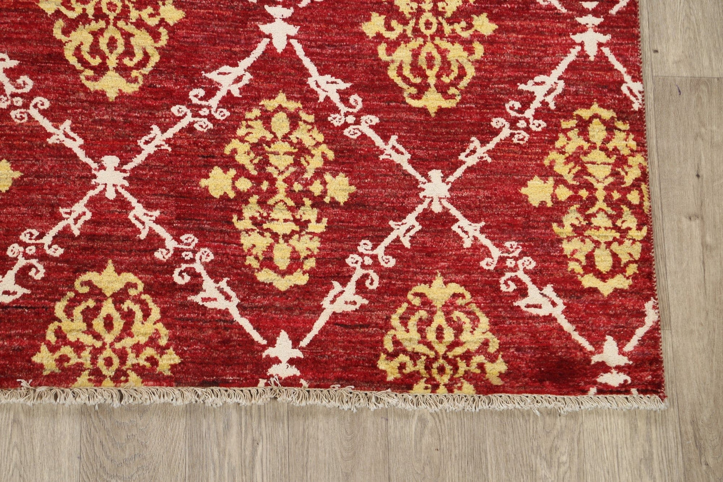 All-Over Gabbeh Kashkoli Oriental Area Rug 7x10