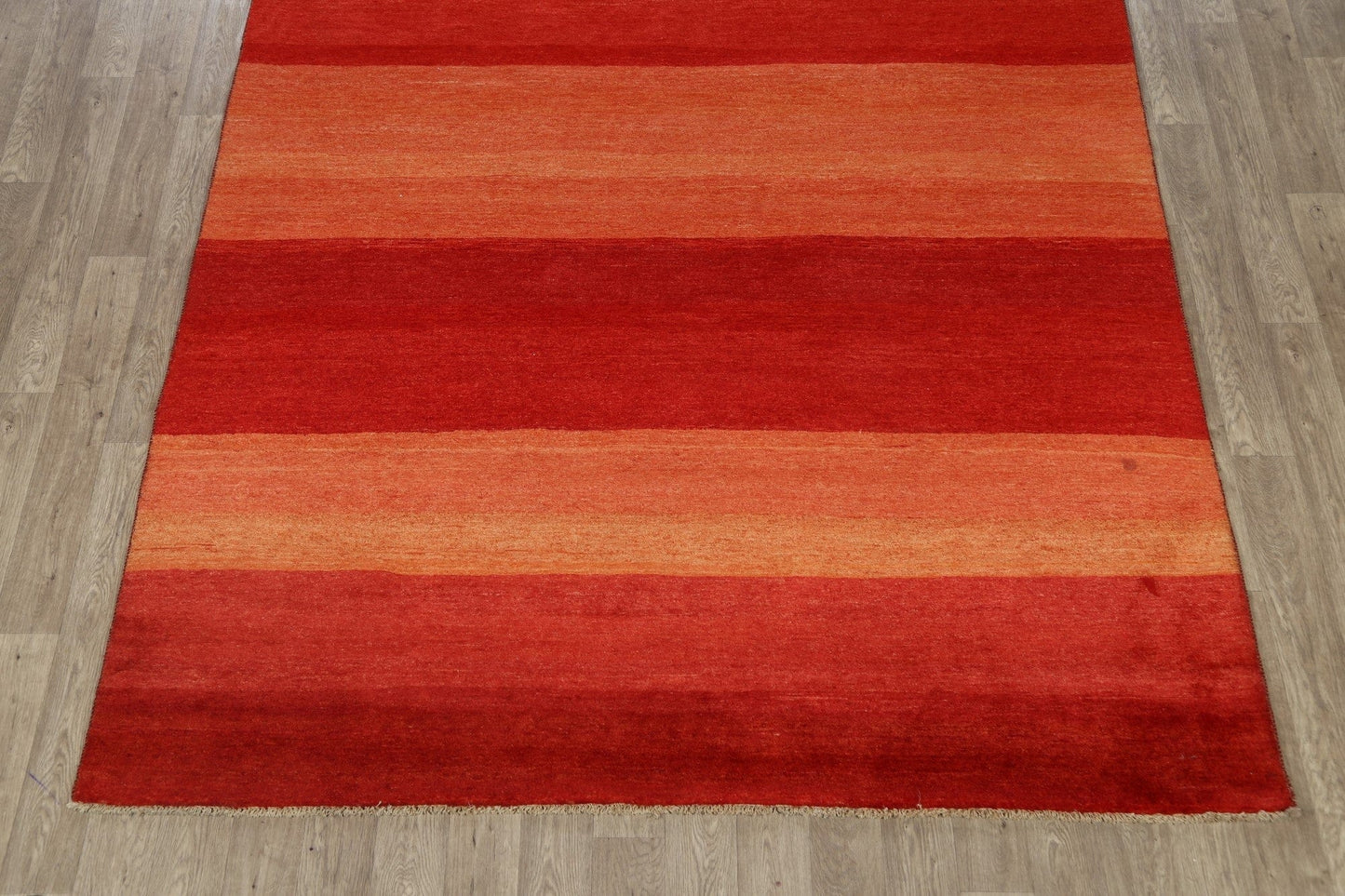 Striped Gabbeh Kashkoli Oriental Runner Rug 8x16