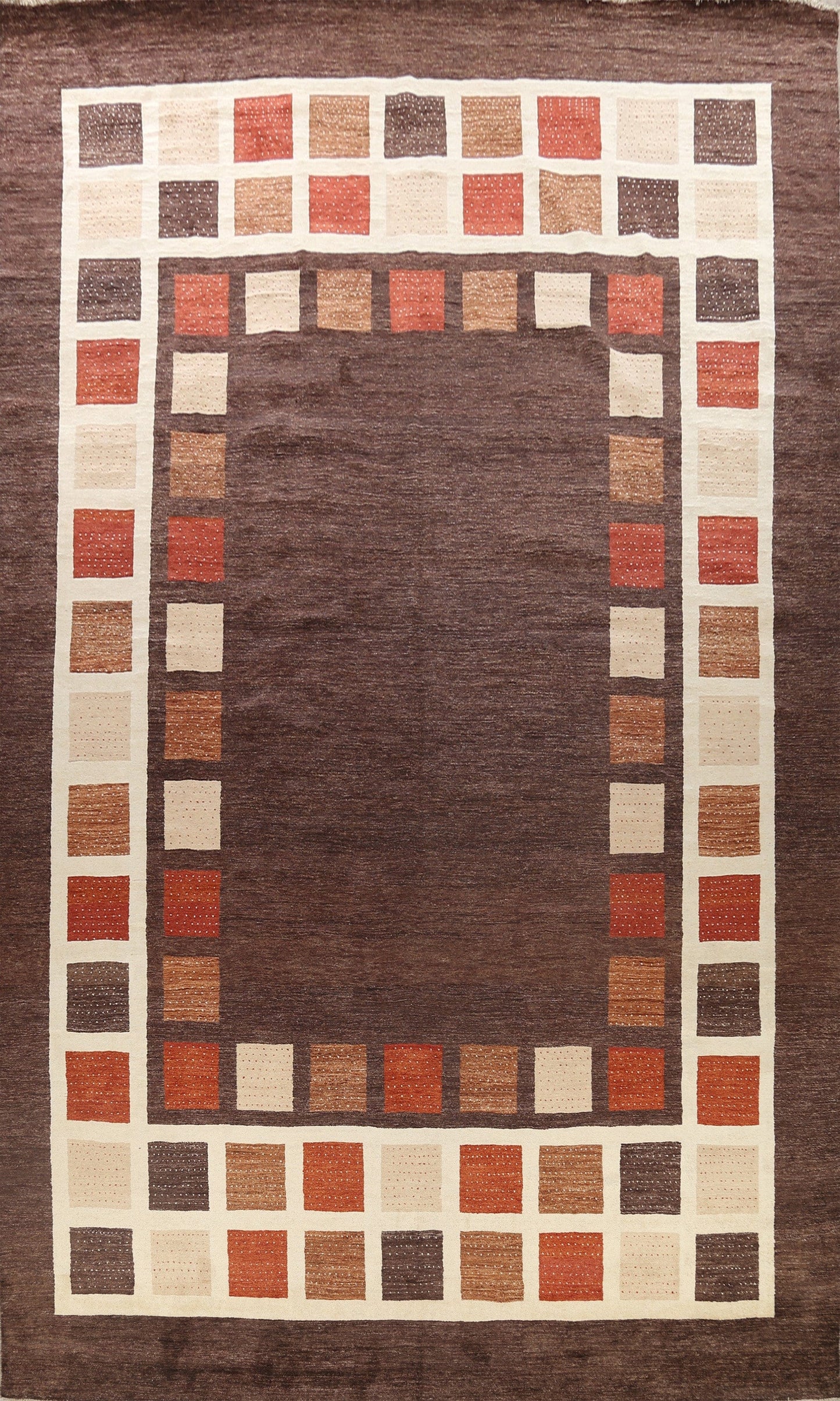 Geometric Gabbeh Oriental Runner Rug 12x18 Large