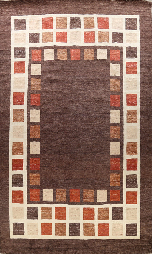 Geometric Gabbeh Oriental Runner Rug 12x18 Large