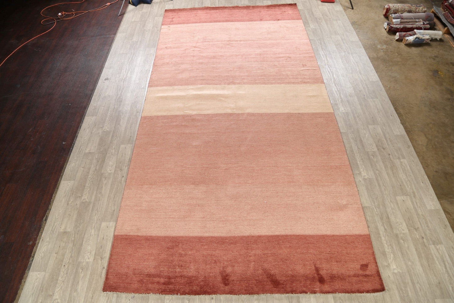 Striped Gabbeh Kashkoli Oriental Runner Rug 8x16