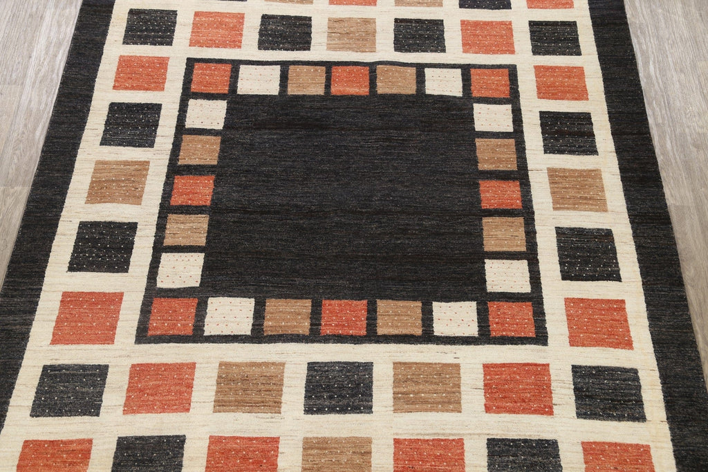 Geometric Gabbeh Kashkoli Oriental Area Rug 8x10