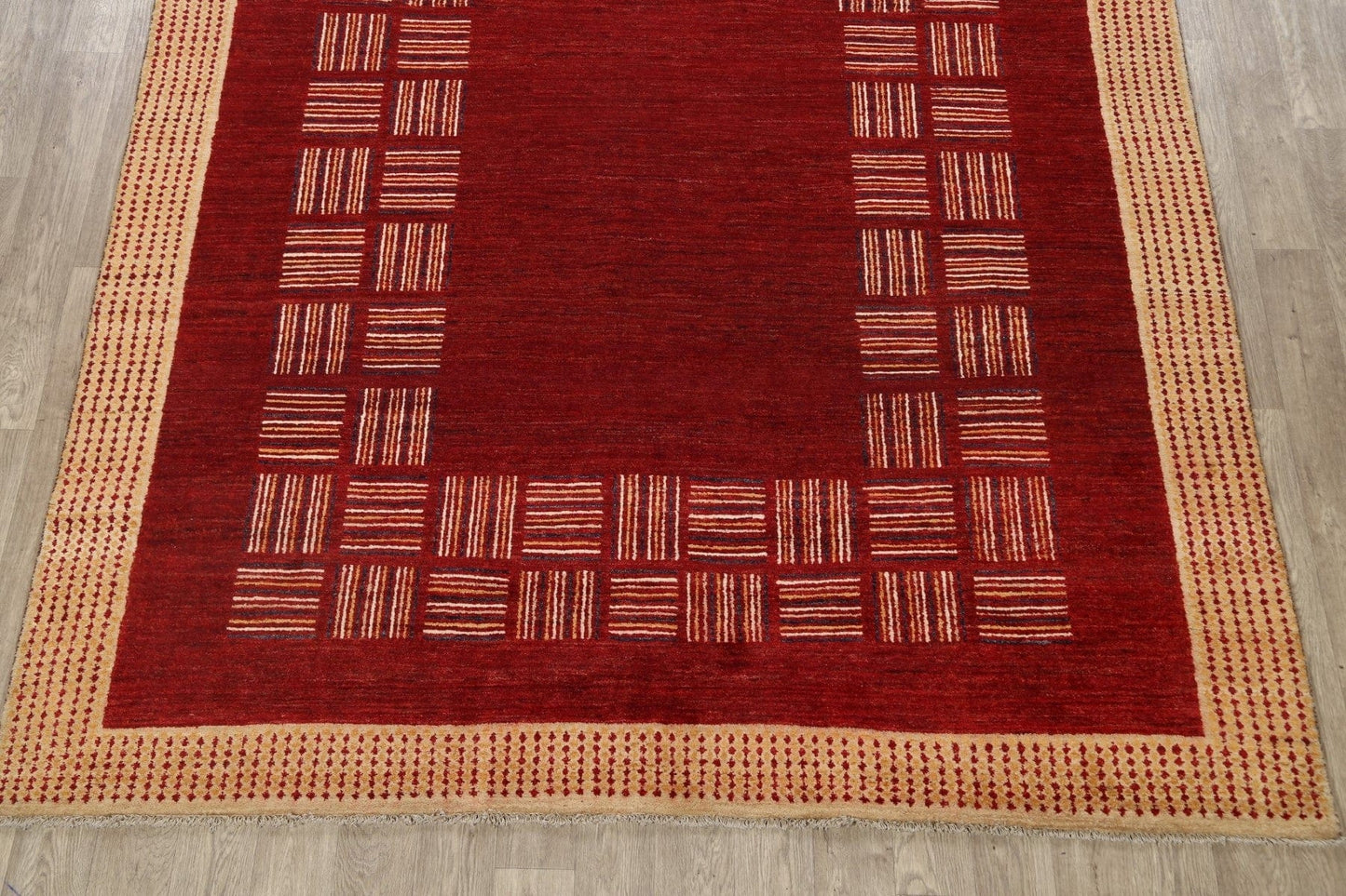 Geometric Gabbeh Kashkoli Oriental Area Rug 8x10