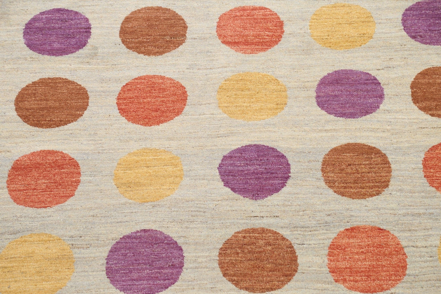 Polka Dot Gabbeh Kashkoli Oriental Area Rug 8x10