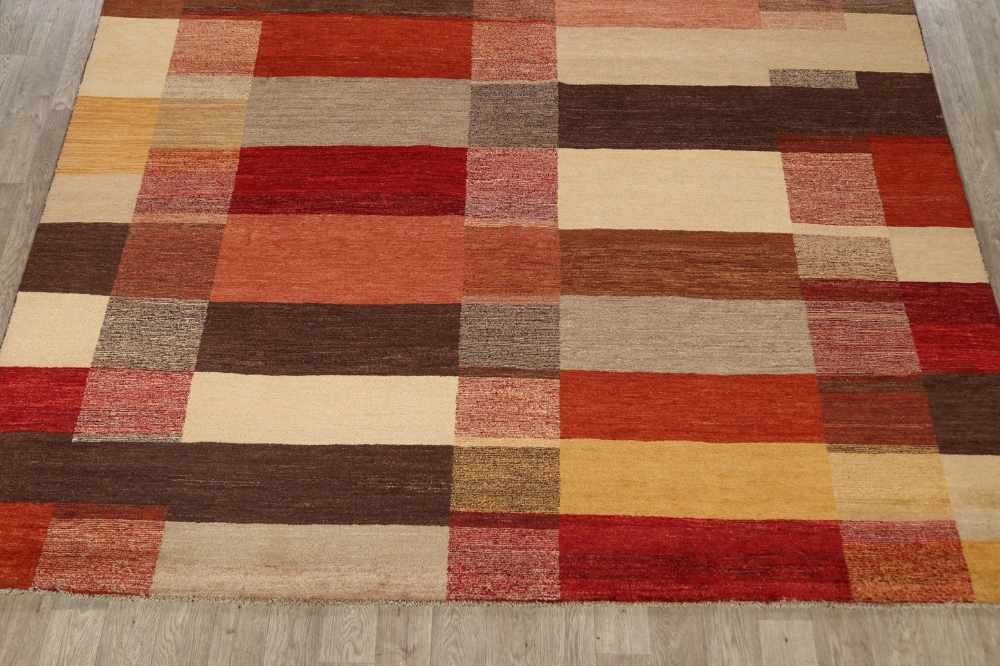 All-Over Gabbeh Kashkoli Oriental Area Rug 10x10 Square