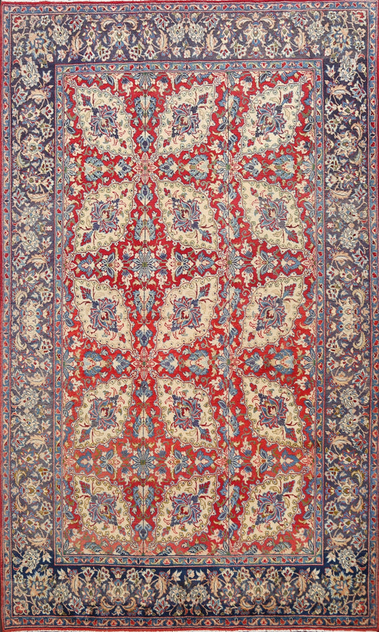All-Over Floral Isfahan Persian Area Rug 7x9