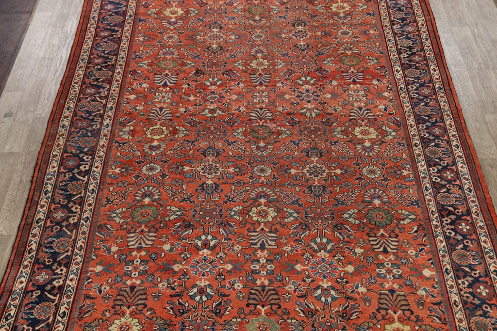 Pre-1900 Antique Vegetable Dye Sultanabad Persian Area Rug 10x14