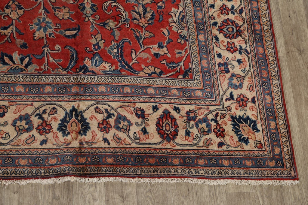 Antique Floral Mahal Persian Area Rug 10x14