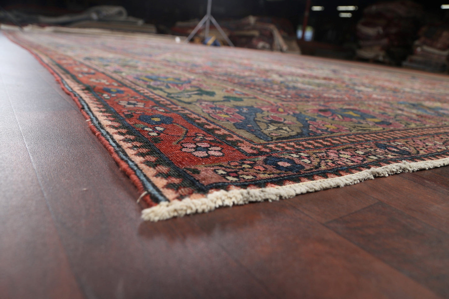 Pre-1900 Antique Vegetable Dye Bakhtiari Persian Area Rug 11x19