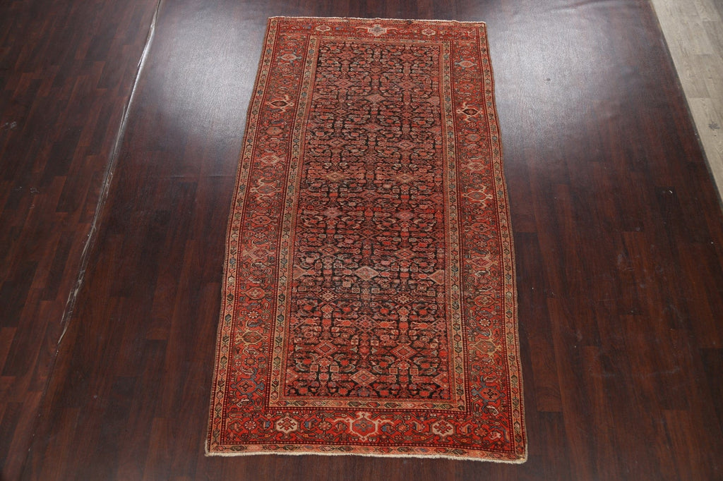 Pre-1900 Antique Vegetable Dye Malayer Persian Area Rug 5x10