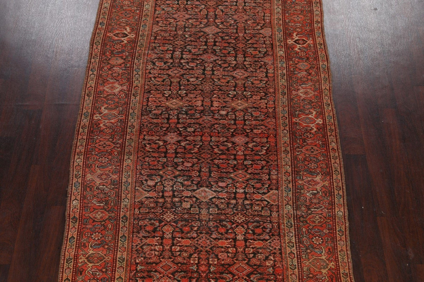 Pre-1900 Antique Vegetable Dye Malayer Persian Area Rug 5x10