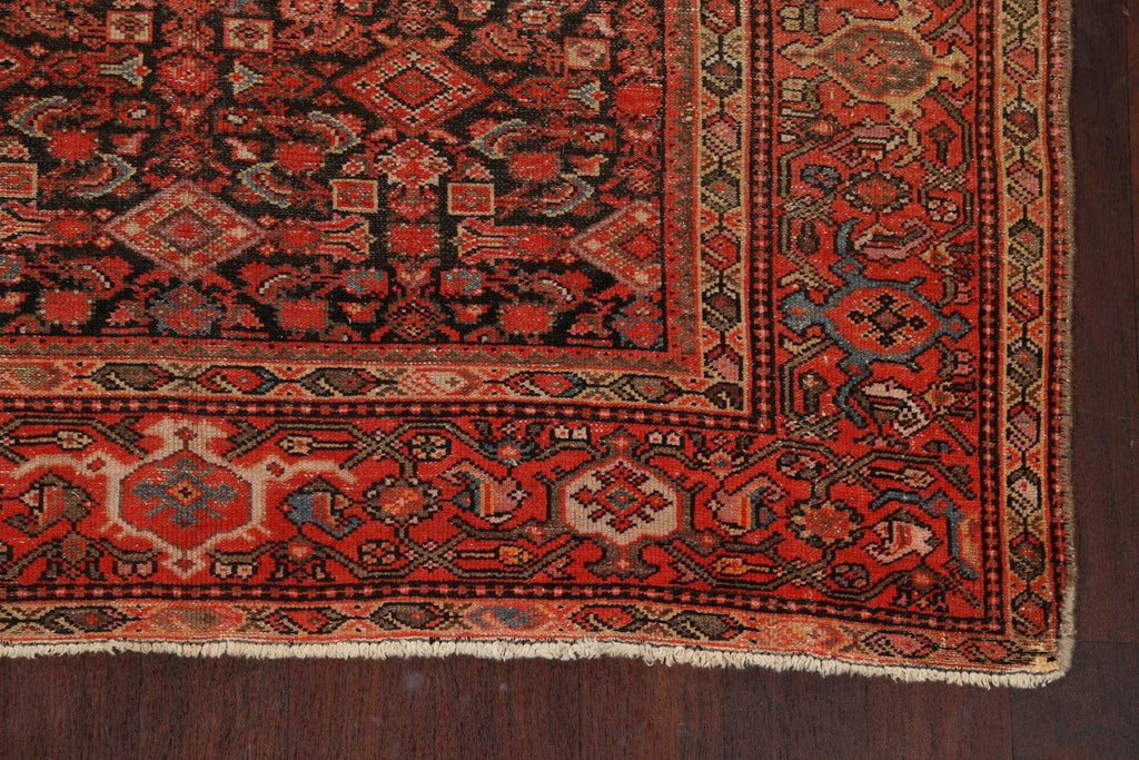 Pre-1900 Antique Vegetable Dye Malayer Persian Area Rug 5x10