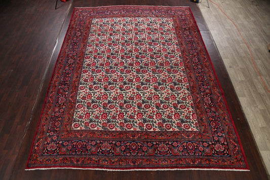 Antique Vegetable Dye Mood Persian Area Rug 11x14 Large