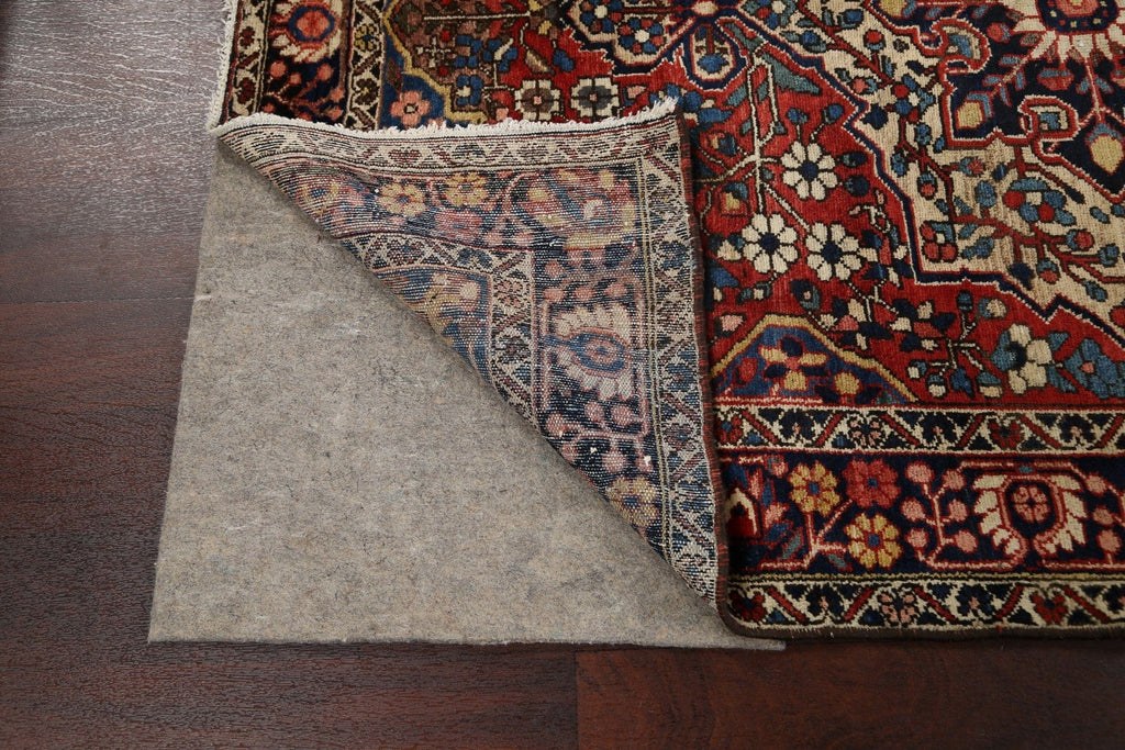 Antique Vegetable Dye Bakhtiari Persian Area Rug 5x7