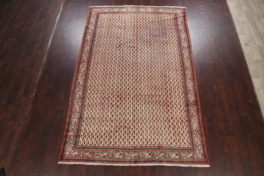 All-Over Boteh Botemir Persian Area Rug 7x11