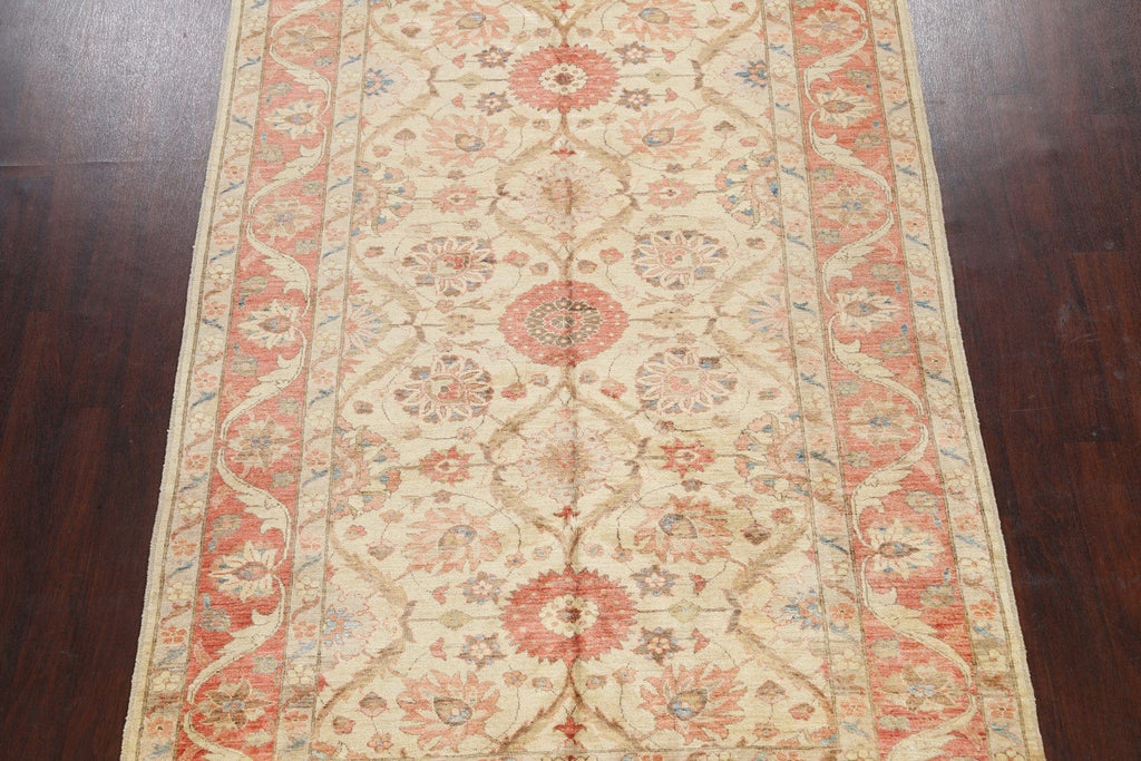 Floral Oushak Oriental Area Rug 6x9