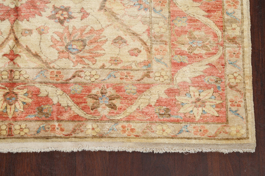 Floral Oushak Oriental Area Rug 6x9