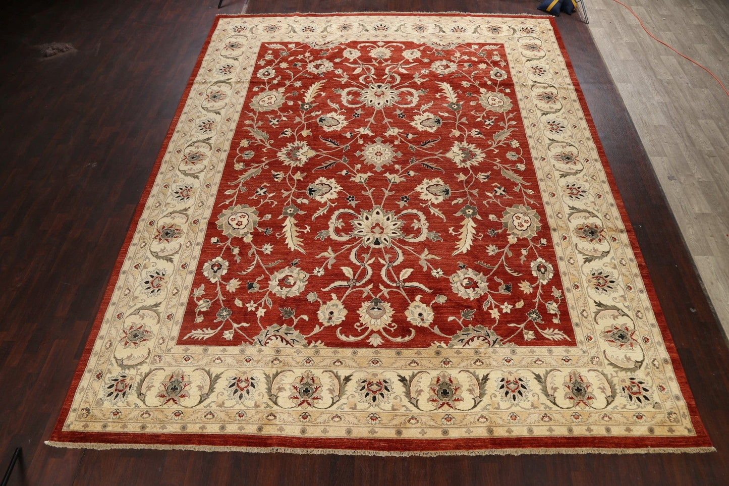 Floral Oushak Chobi Oriental Area Rug 12x15 Large