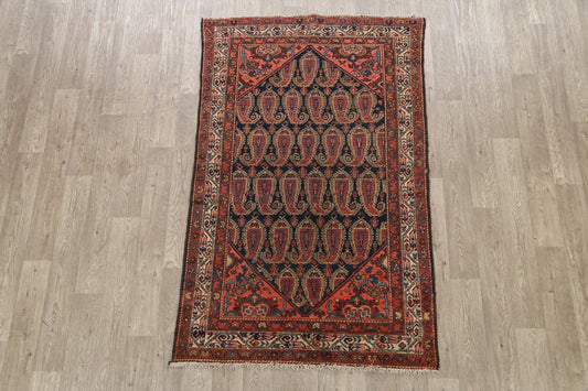 Antique All-Over Malayer Persian Area Rug 4x7