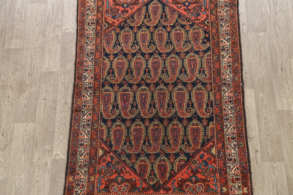 Antique All-Over Malayer Persian Area Rug 4x7