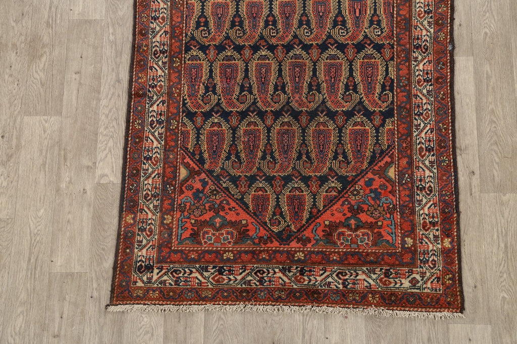 Antique All-Over Malayer Persian Area Rug 4x7