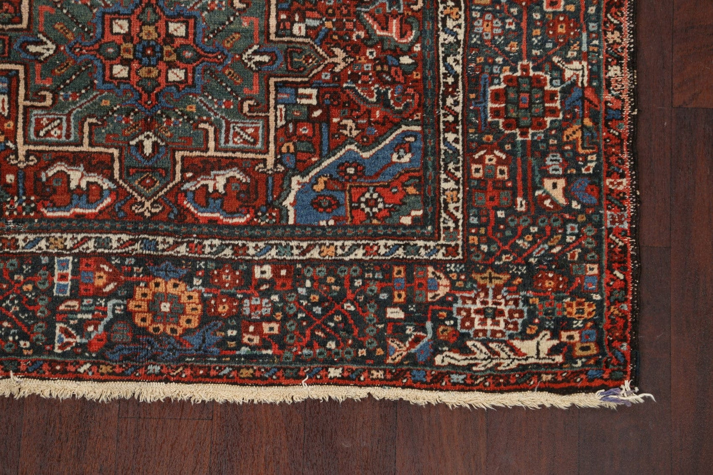 Geometric Gharajeh Persian Area Rug 5x6