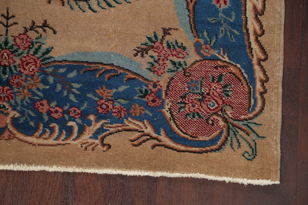 Floral Anatolian Turkish Oriental Area Rug 5x8