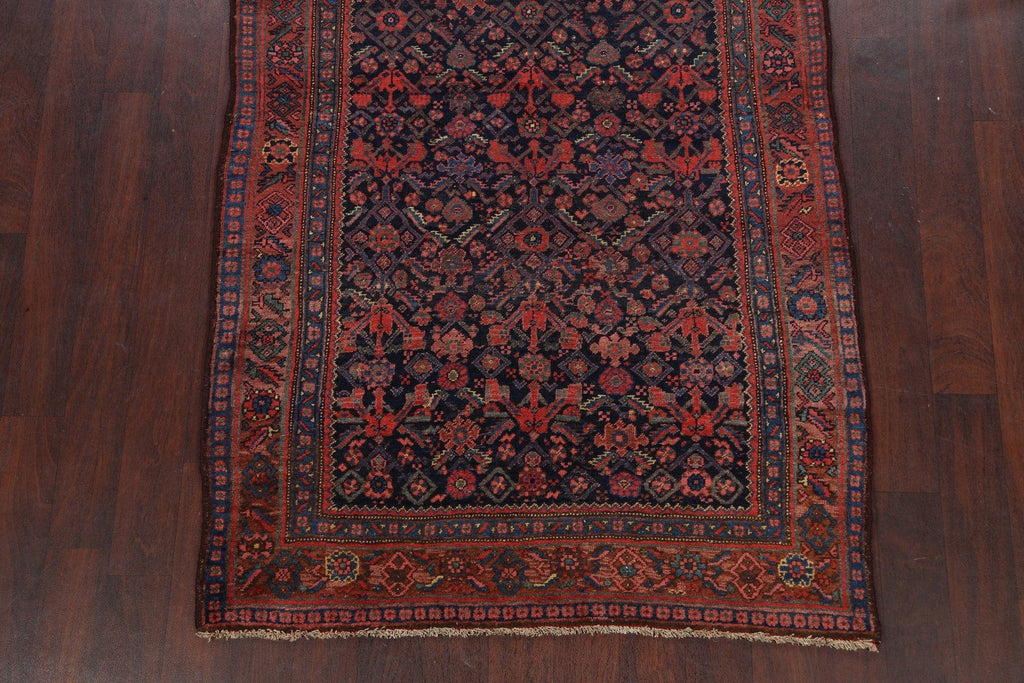 Antique Geometric Bidjar Persian Area Rug 4x8