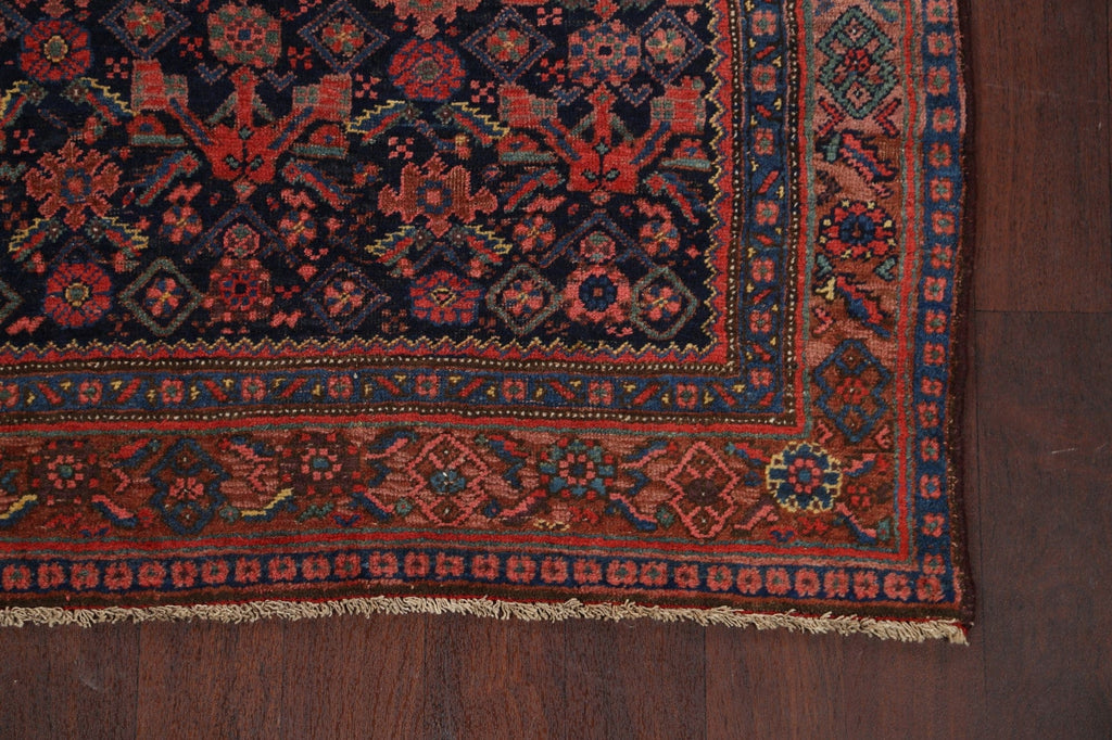 Antique Geometric Bidjar Persian Area Rug 4x8