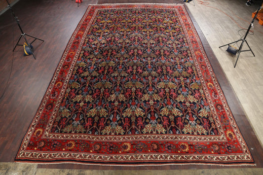 Large Vegetable Dye Antique Bidjar Persian Area Rug 13x21