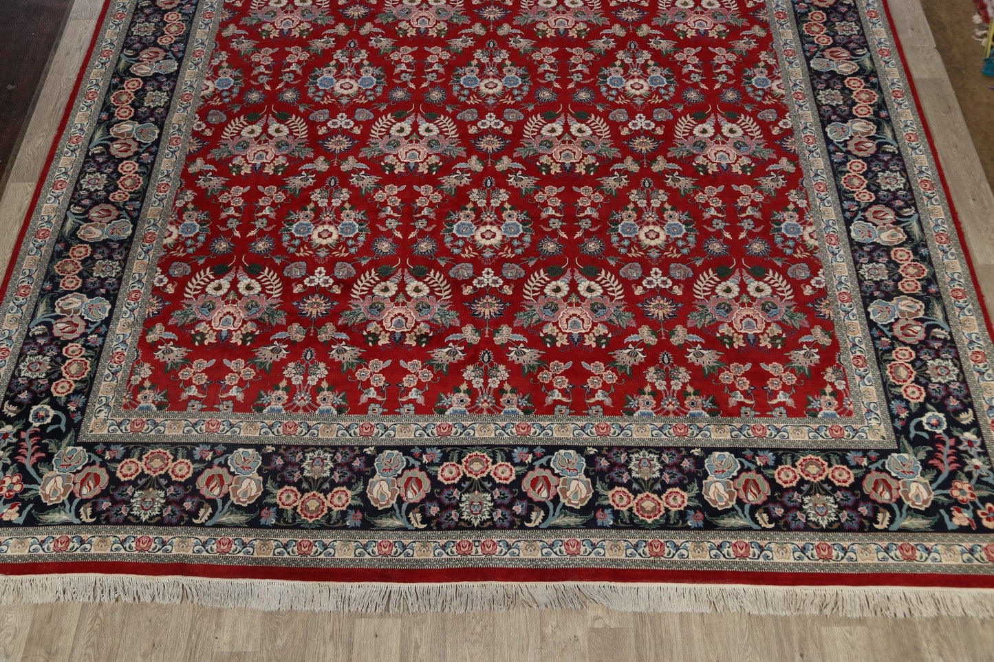 Large Floral Aubusson Oriental Area Rug 12x18