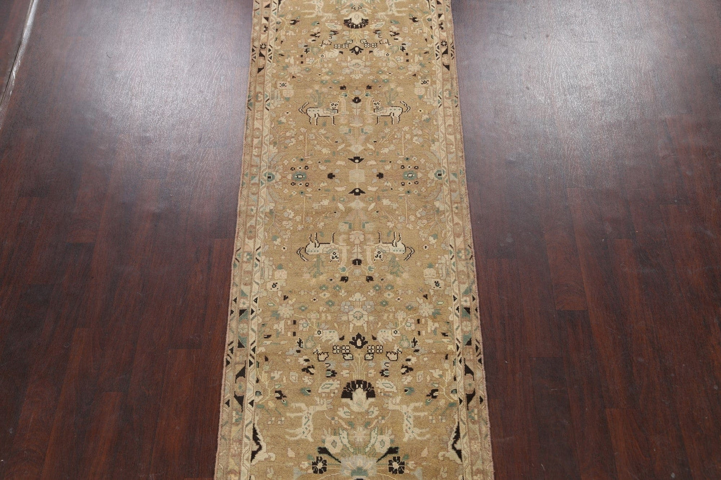 Animal Pictorial Malayer Persian Runner Rug 3x12