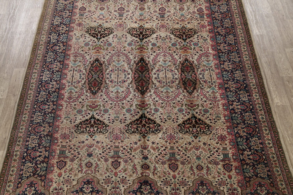 Floral Kerman Oriental Area Rug 8x12