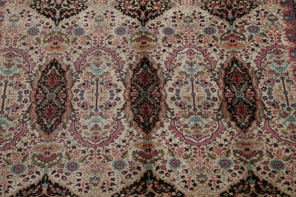 Floral Kerman Oriental Area Rug 8x12