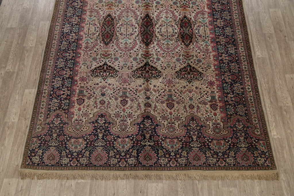 Floral Kerman Oriental Area Rug 8x12