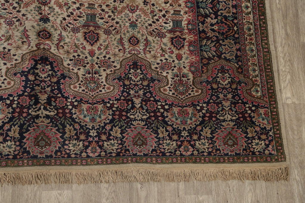 Floral Kerman Oriental Area Rug 8x12