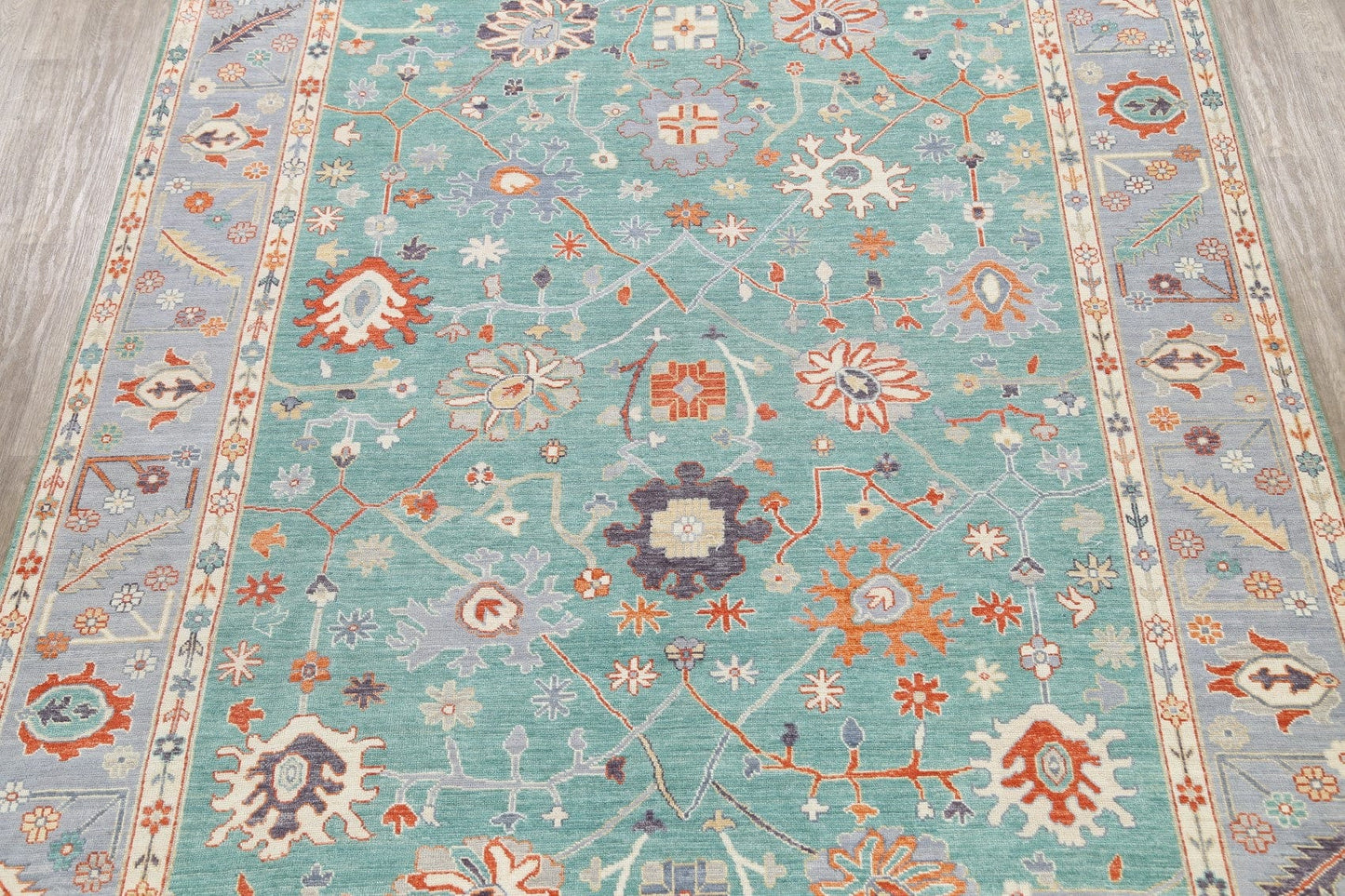 All-Over Oushak Oriental Area Rug 9x12