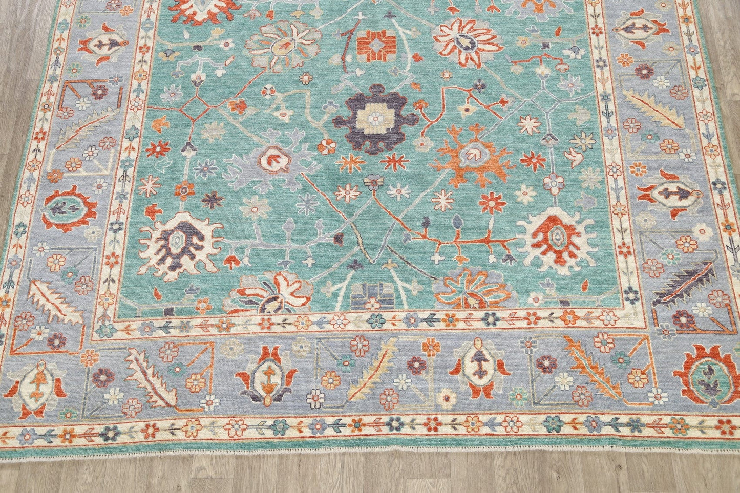 All-Over Oushak Oriental Area Rug 9x12